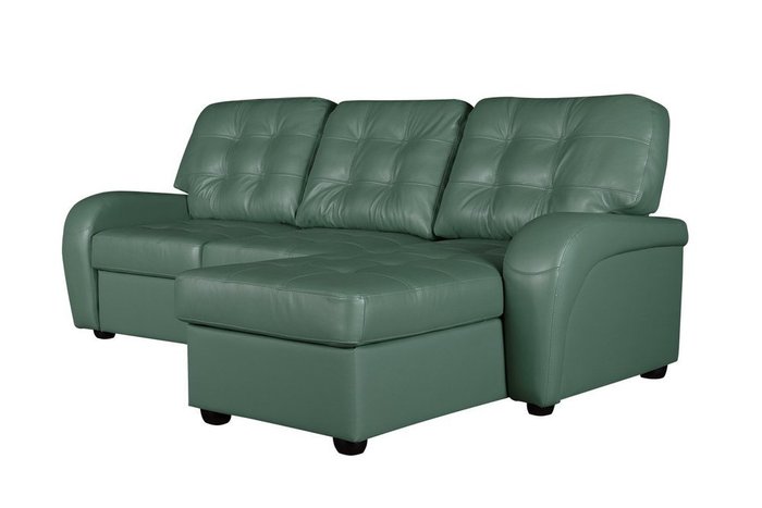 Угловой диван-кровать Сидней с канапе Supreme Mint зеленого цвета  - купить Угловые диваны по цене 75276.0