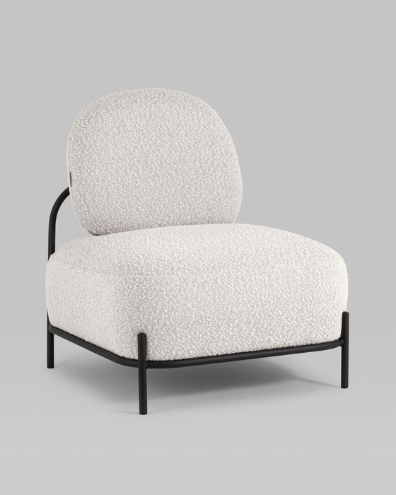 Кресло Стоун молочного цвета - купить Интерьерные кресла по цене 25990.0