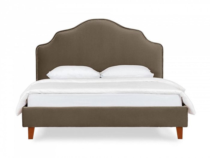 Кровать Queen II Victoria L 160х200 серо-коричневого цвета - купить Кровати для спальни по цене 63090.0