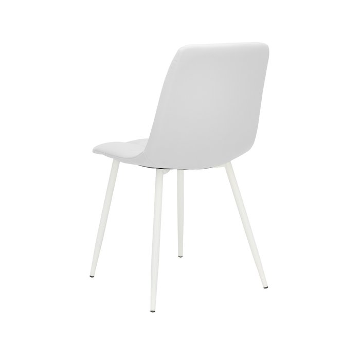 Обеденный стул Скай экокожа белого цвета - купить Обеденные стулья по цене 4127.0