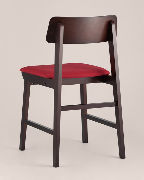 Стулья Oden с мягким сиденьем красного цвета - лучшие Обеденные стулья в INMYROOM