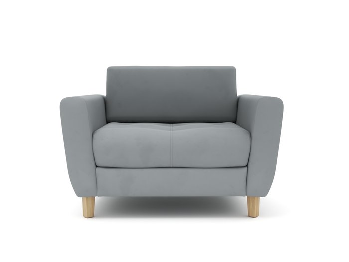 Кресло Герберт светло-серого цвета - лучшие Интерьерные кресла в INMYROOM