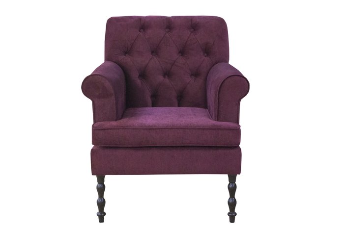Кресло Bella Vista-S вишневого цвета - купить Интерьерные кресла по цене 30590.0