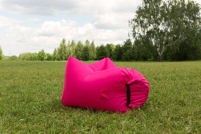 Надувное кресло Air Puf розового цвета - купить Бескаркасная мебель по цене 2590.0