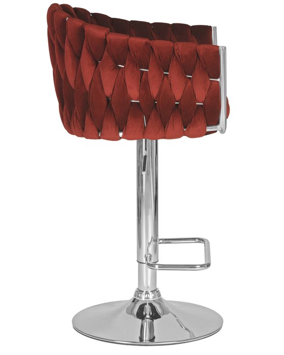 Стул барный Marcel бордового цвета - лучшие Барные стулья в INMYROOM
