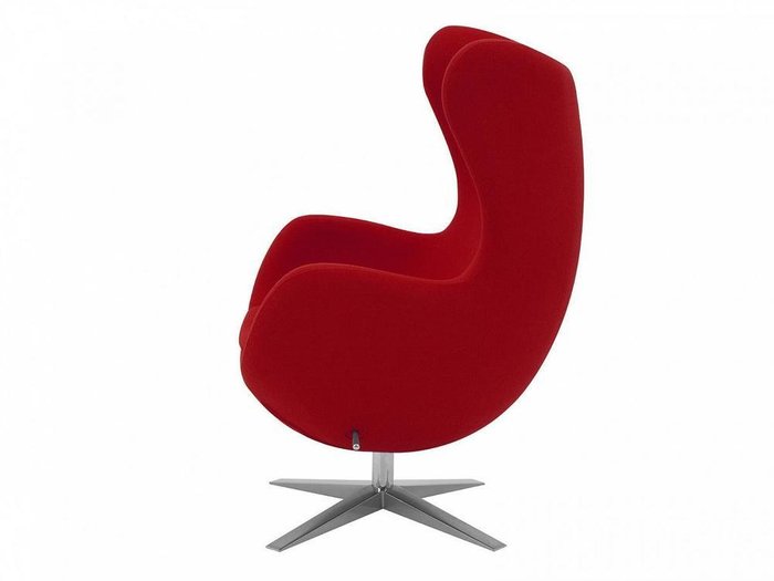Кресло Egg Cotton рубинового цвета - лучшие Интерьерные кресла в INMYROOM