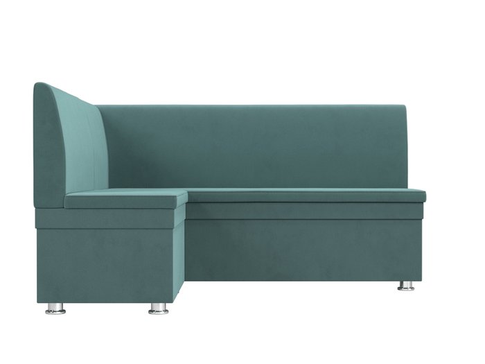 Угловой диван Уют бирюзового цвета левый угол - купить Угловые диваны по цене 28999.0