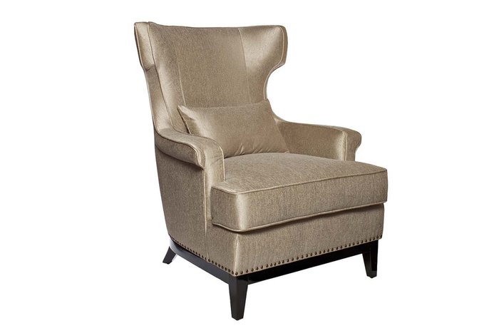 Кресло с подушкой бежевого цвета - купить Интерьерные кресла по цене 52200.0