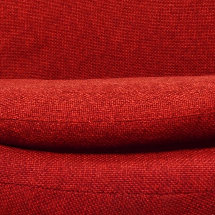 Кресло "Egg Chair" с кашемировой тканью красного цвета   - купить Интерьерные кресла по цене 85000.0