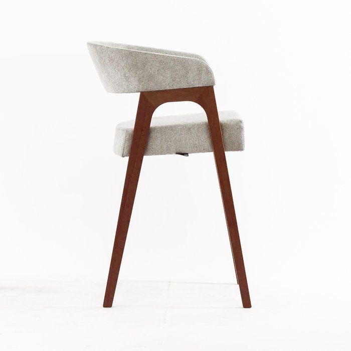 Барный стул Берн светло-серого цвета - лучшие Барные стулья в INMYROOM