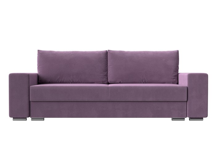 Прямой диван-кровать Дрезден сиреневого цвета - купить Прямые диваны по цене 54999.0