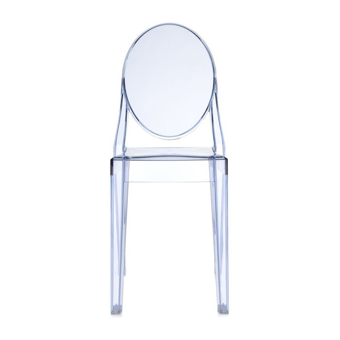 Стул Victoria Ghost синего цвета - купить Обеденные стулья по цене 24471.0