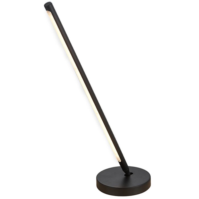 Настольная лампа LARGO LG9W BLACK (акрил, цвет белый)