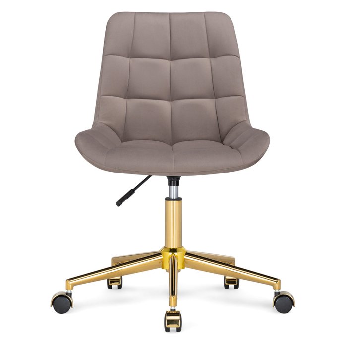 Офисный стул Честер серо-золотого цвета - купить Офисные кресла по цене 8990.0