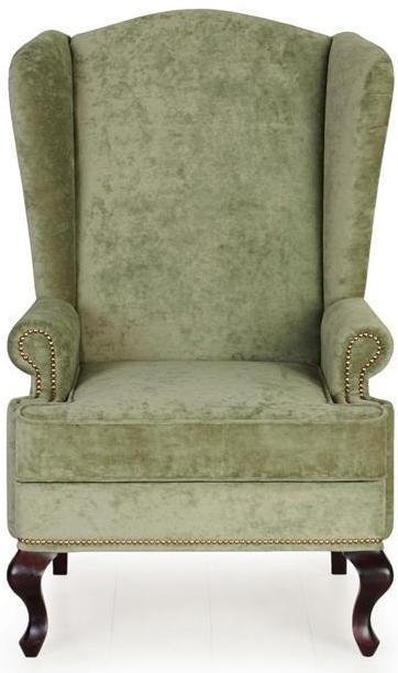 Кресло английское Биг Бен с ушками дизайн 40 зеленого цвета  - купить Интерьерные кресла по цене 48700.0