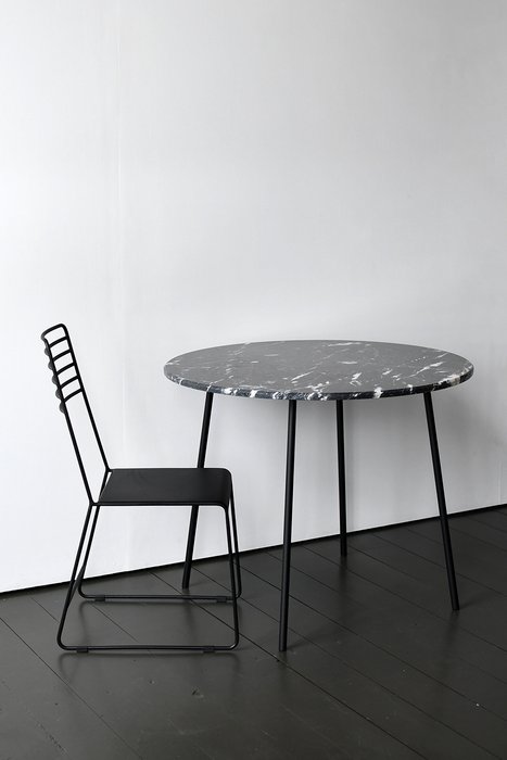 Обеденный стол Marble черного цвета - лучшие Обеденные столы в INMYROOM