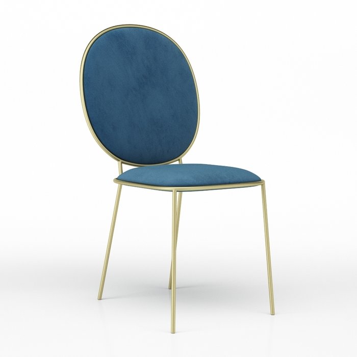 Стул Stay синего цвета - купить Обеденные стулья по цене 24500.0