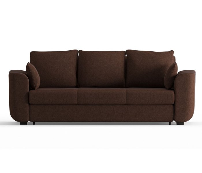 Диван-кровать Салтфорд темно-коричневого цвета - купить Прямые диваны по цене 44590.0