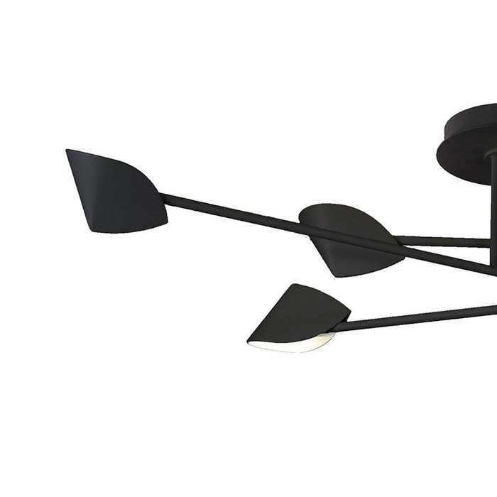 Потолочная люстра Capuccina 7580 (алюминий, цвет черный) - купить Потолочные люстры по цене 48419