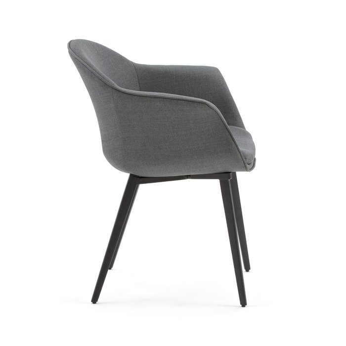 Стул Quilda серого цвета - лучшие Обеденные стулья в INMYROOM