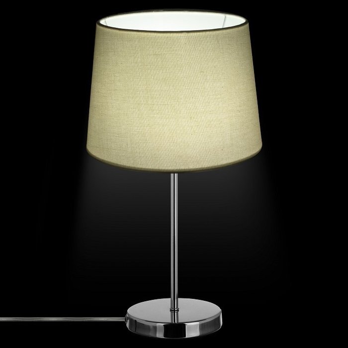 Настольная лампа с белым матовым абажуром - купить Настольные лампы по цене 1785.0