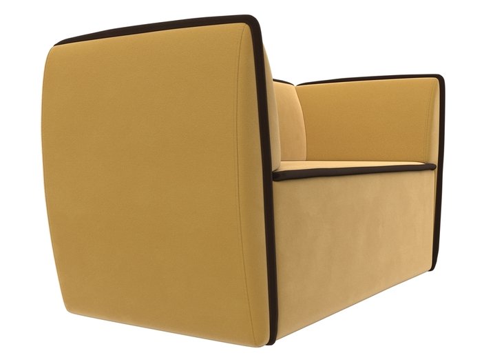 Прямой диван Бергамо желтого цвета - лучшие Прямые диваны в INMYROOM