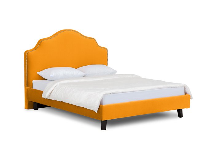 Кровать Queen Victoria L горчичного цвета 160х200 - купить Кровати для спальни по цене 44080.0