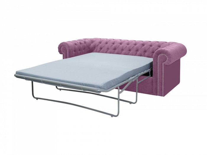Диван-кровать Chesterfield лилового цвета - лучшие Прямые диваны в INMYROOM