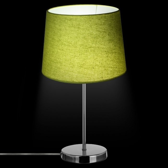 Настольная лампа с зеленым матовым абажуром - купить Настольные лампы по цене 1785.0