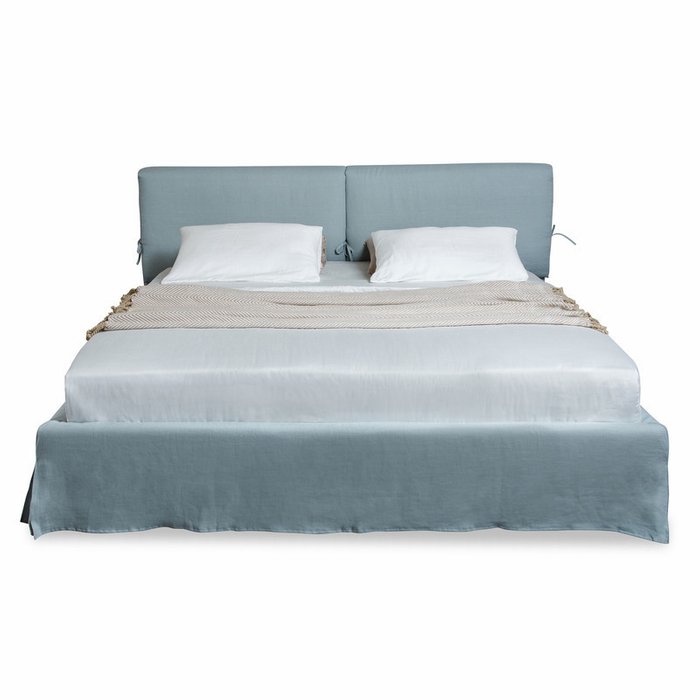Кровать Nostra LC Telas 180х200 голубого цвета - купить Кровати для спальни по цене 144900.0