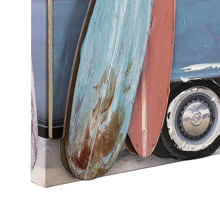 Панно декоративное с эффектом 3d Surf Ocean 50х70 на холсте - лучшие Принты в INMYROOM