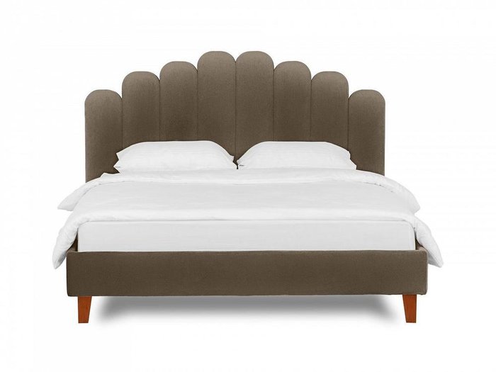 Кровать Queen II Sharlotta L 160х200 коричневого цвета - купить Кровати для спальни по цене 71280.0