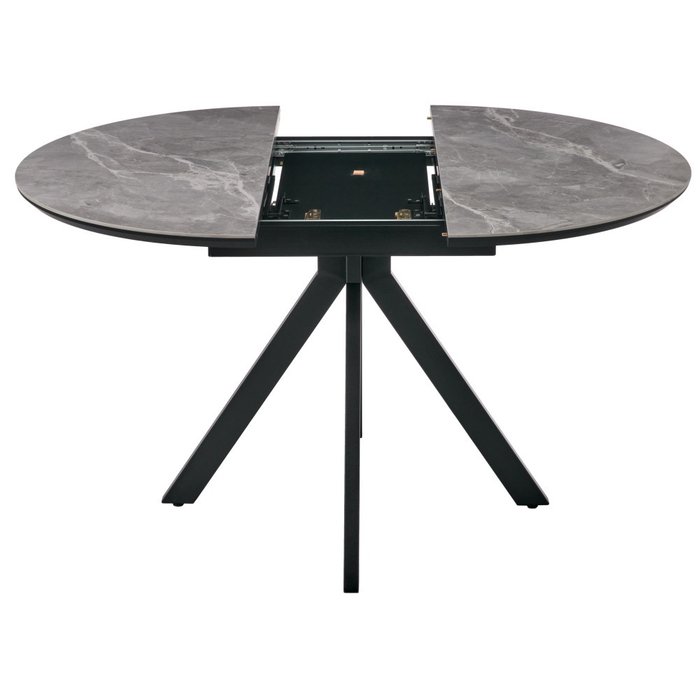 Раздвижной обеденный стол Rudolf серого цвета - лучшие Обеденные столы в INMYROOM