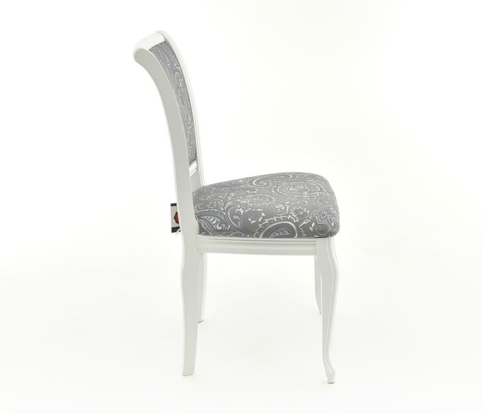 Стул Кабриоль бело-серого цвета - купить Обеденные стулья по цене 8990.0