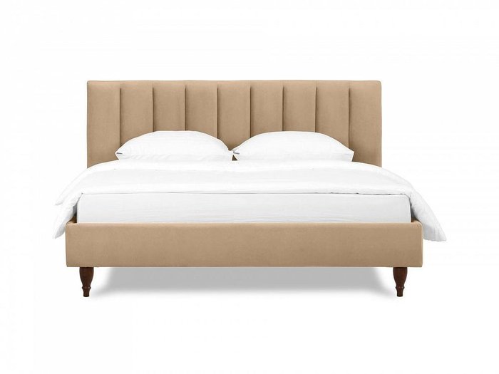 Кровать Queen II Sofia L 160х200 светло-коричневого цвета - купить Кровати для спальни по цене 63720.0