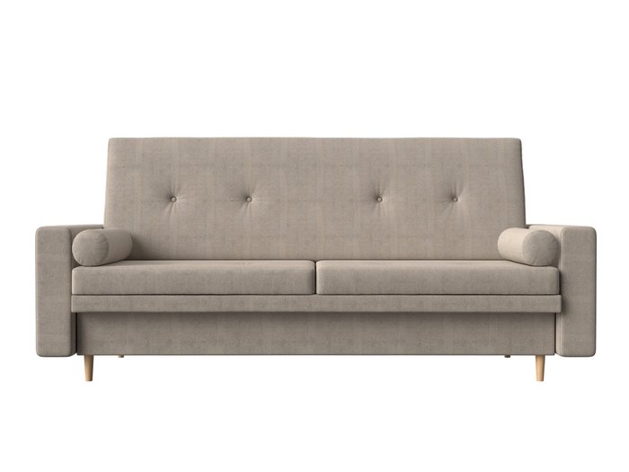 Прямой диван-кровать Белфаст бежевого цвета (книжка) - купить Прямые диваны по цене 32990.0