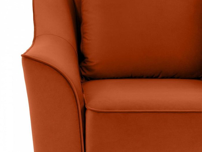 Кресло Vermont коричнево-оранжевого цвета - лучшие Интерьерные кресла в INMYROOM