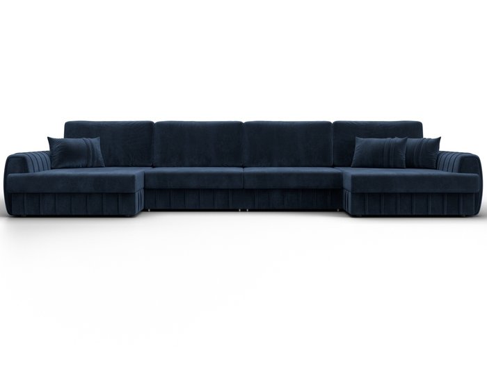 Угловой диван-кровать Лига 057 Лонг темно-синего цвета - купить Угловые диваны по цене 142990 Угловой диван-кровать Лига 057 Лонг темно-синего цвета - купить Угловые диваны по цене 142990