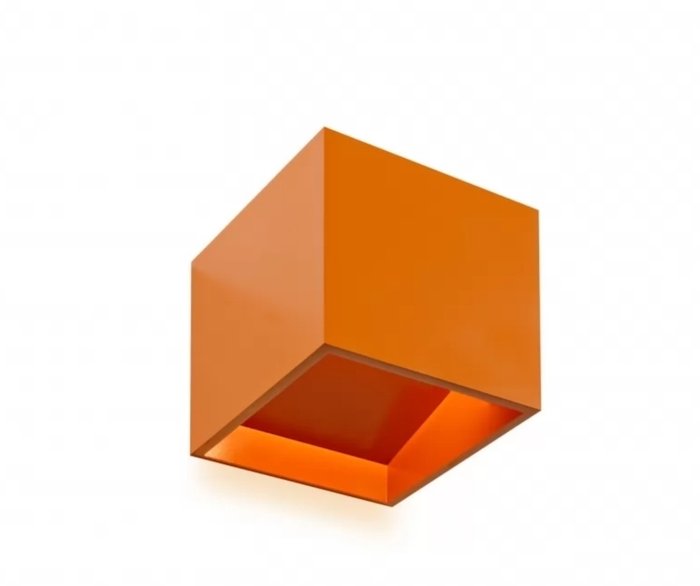 Настенный светильник Dice оранжевого цвета - купить Бра и настенные светильники по цене 4090.0