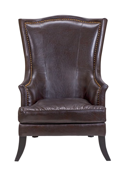Дизайнерское кресло Chester brown коричневого цвета - купить Интерьерные кресла по цене 93000.0