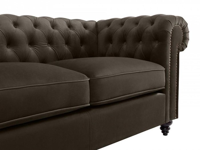 Диван Chester Classic темно-коричневого цвета - лучшие Прямые диваны в INMYROOM