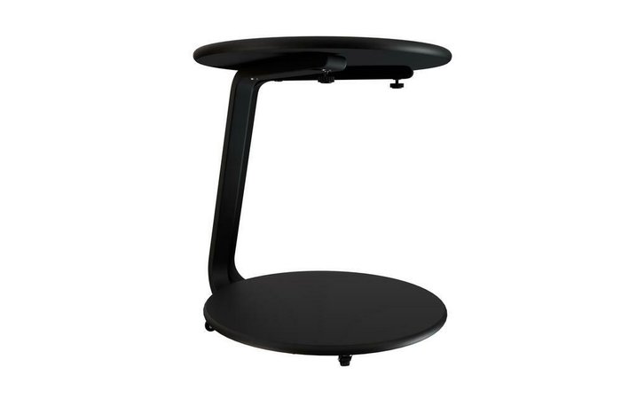 Кофейный стол Оптима черного цвета - купить Кофейные столики по цене 4491.0