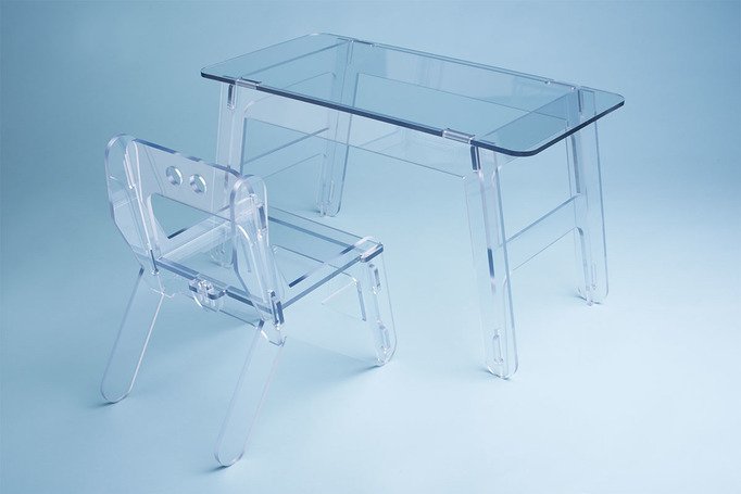 Стол playply "GLASSY" Рост: 115–130 см