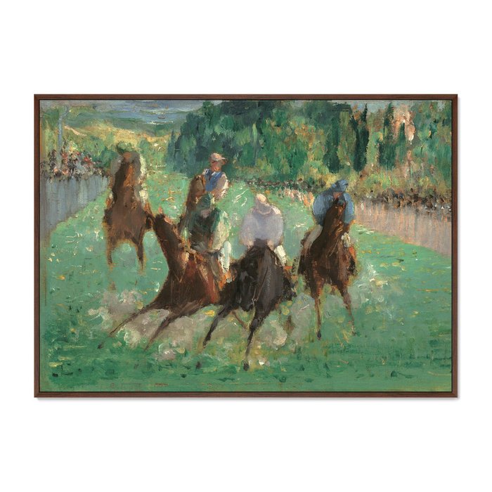 Репродукция картины At the Races 1865 г. - купить Картины по цене 21999.0