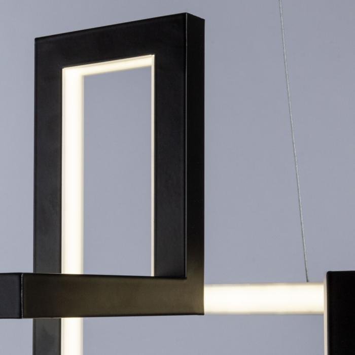 Подвесной светодиодный светильник Mercure черного цвета - лучшие Подвесные светильники в INMYROOM
