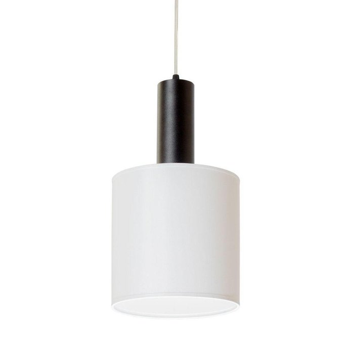 Подвесной светильник Roller с абажуром белого цвета 