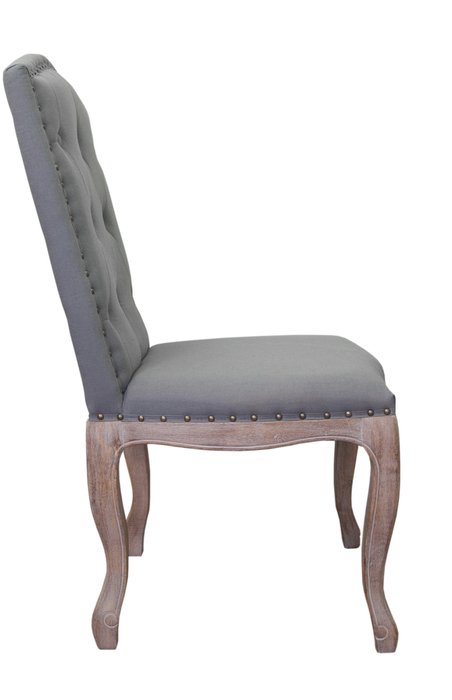 Обеденный стул Melis Grey с обивкой из льна - купить Обеденные стулья по цене 25800.0