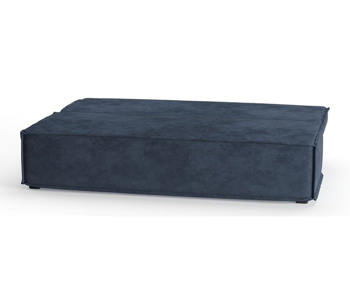 Диван-кровать Ли Рой Лайт в обивке из велюра темно-синего цвета - лучшие Прямые диваны в INMYROOM
