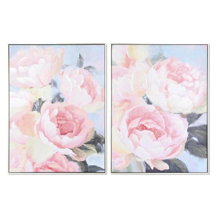 Картина 60 x 3,5 x 80 cm 60 x 3 x 80 cm Цветы романтик (2 штук)