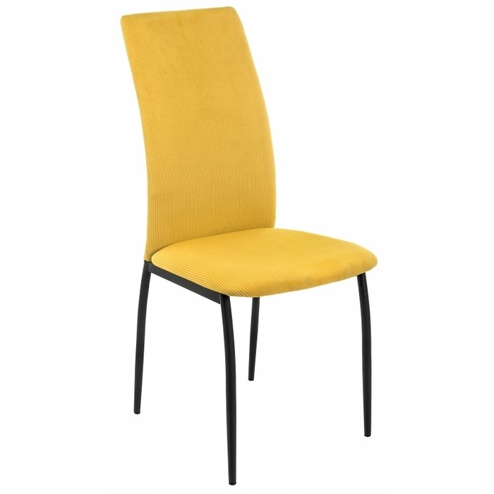 Обеденный стул Tod yellow / black желтого цвета